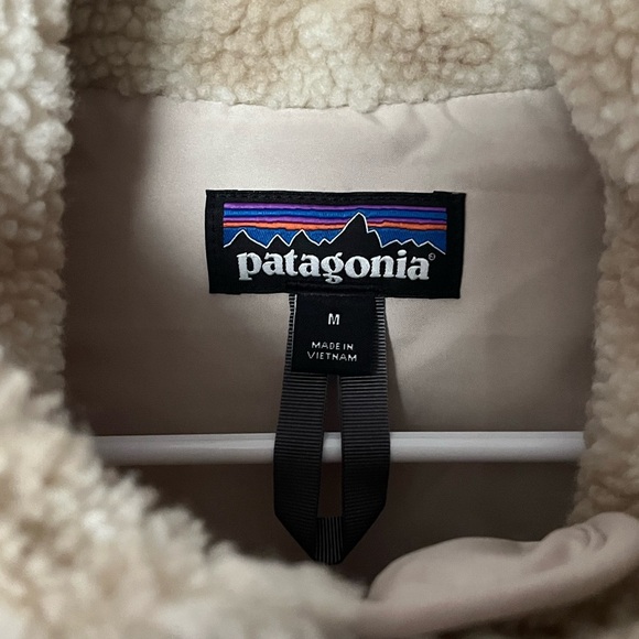 Patagonia Divided Sky Fleece Geofield Pumice Stone Jacket Medium - Picture 8 of 8